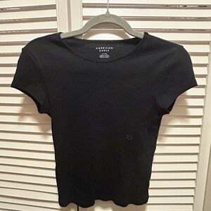 American Eagle Outfitters Women's Classic Black Tee